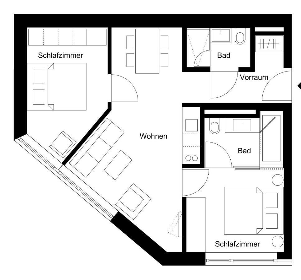 Warthsap Apartmenthaus ワース エクステリア 写真